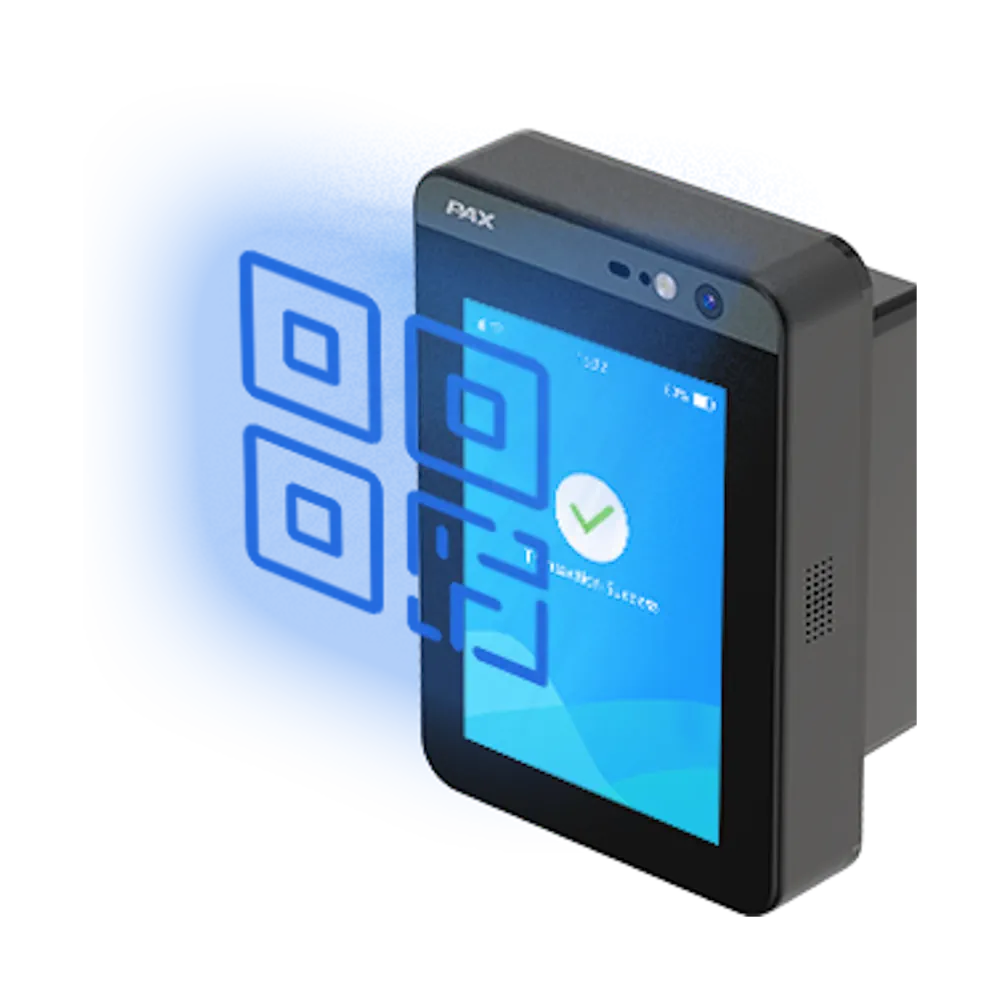 Pax IM25 card reader for vending machines