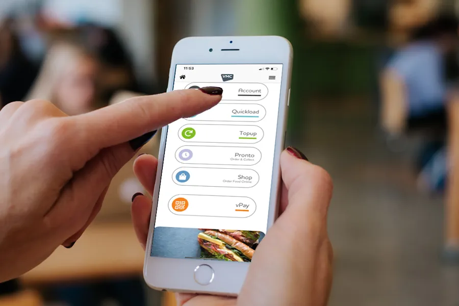 cashless mobile app in retail